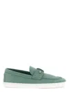 Christian Louboutin Boat Round Toe Loafers With Metal Hardware
