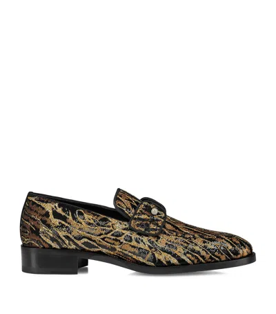 Christian Louboutin Chambelimoc Night Strass Loafers