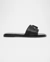 Christian Louboutin Chambelimule Donna Leather Mules In Black