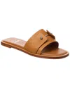 Christian Louboutin Chambelimule Leather Mule In Brown