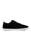 Christian Louboutin Chambelisneak Crosta Calf Leather Sneakers In Black