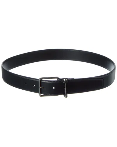 Christian Louboutin Chambeliss Leather Belt In Black