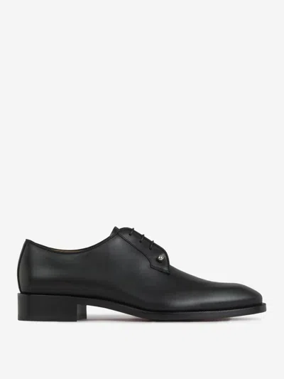 Christian Louboutin Chambeliss Leather Shoes In Black