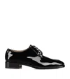 Christian Louboutin Chambeliss Patent Calfskin Oxford Shoes In Black