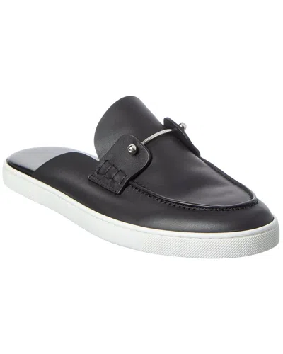 Christian Louboutin Chanme Leather Mule In Black