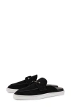 Christian Louboutin Chanme Sneaker Loafer Mule In Black