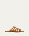 Christian Louboutin Charja Studded Leather Sandals