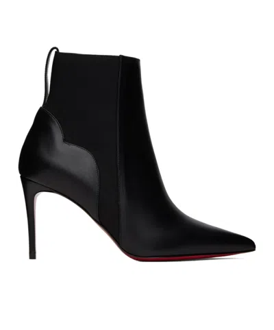 Christian Louboutin Chelsea Chick Short Boots In Black