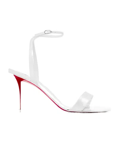 Christian Louboutin Chr Miss Z Sandal 80 High Heel Sandals In White