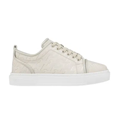 Pre-owned Christian Louboutin Adolon Junior Flat 'albatre' | Cream | Men's Size 41 In White