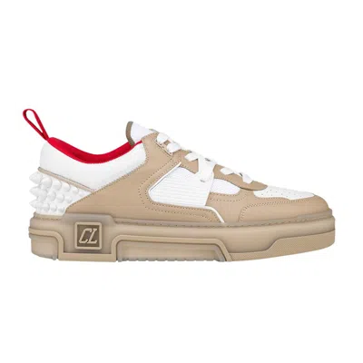 Pre-owned Christian Louboutin Astroloubi Flat 'saharienne White' | Tan | Men's Size 43.5