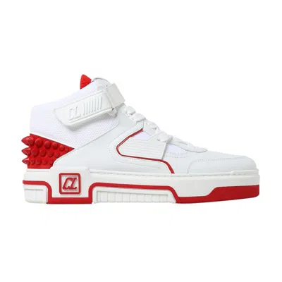 Pre-owned Christian Louboutin Astroloubi Mid 'white Red' | Men's Size 43
