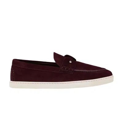 Pre-owned Christian Louboutin Chambeliboat 'amara' | Red | Men's Size 40