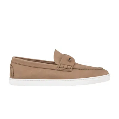 Pre-owned Christian Louboutin Chambeliboat 'lionne' | Tan | Men's Size 43