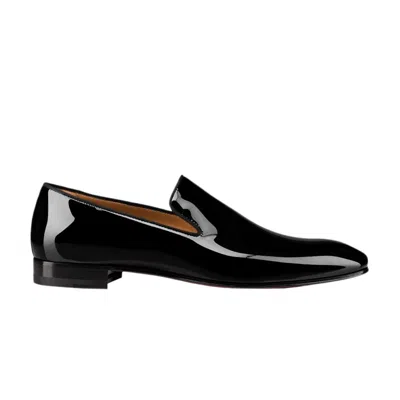 Pre-owned Christian Louboutin Dandelion Flat 'black Patent Leather' | Men's Size 43