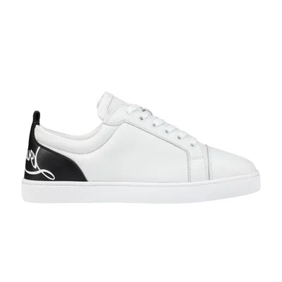 Pre-owned Christian Louboutin Fun Louis Junior 'white Black' | Men's Size 39