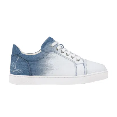 Pre-owned Christian Louboutin Fun Vieira 'denim Brushed Effect' | Blue | Men's Size 40