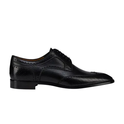 Pre-owned Christian Louboutin Grave Derby Flat Calf 'black' | Men's Size 41
