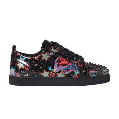 Pre-owned Christian Louboutin Louis Junior Spikes Orlato Flat 'starlight' | Multi-color |