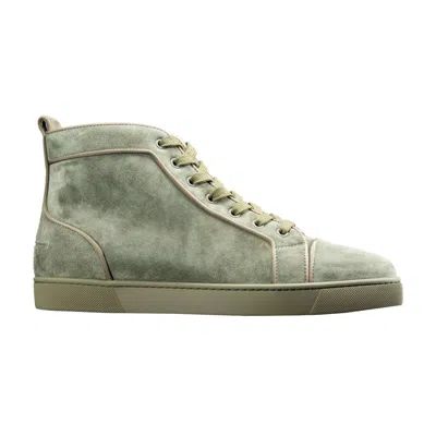 Pre-owned Christian Louboutin Louis Orlato Flat Calf 'green Pepper' | Men's Size 44