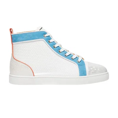 Pre-owned Christian Louboutin Louis Orlato Flat High 'white Panorama' | Men's Size 42