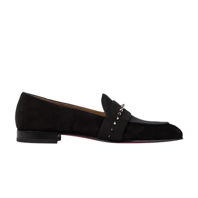 Pre-owned Christian Louboutin Nit Night Flat 'black Silver' | Men's Size 40