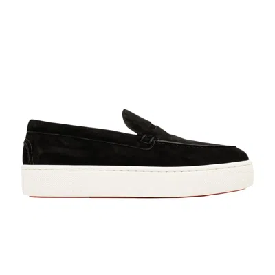 Pre-owned Christian Louboutin Paqueboat Flat 'black' | Men's Size 43.5