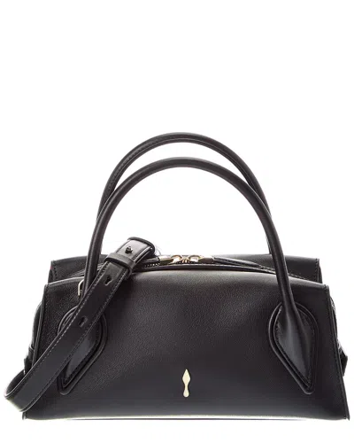 Christian Louboutin !  Venus Mini Leather Shoulder Bag In Black