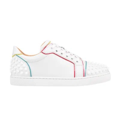 Pre-owned Christian Louboutin Wmns Vieira 2 Flat 'white Multi-color' | Women's Size 39