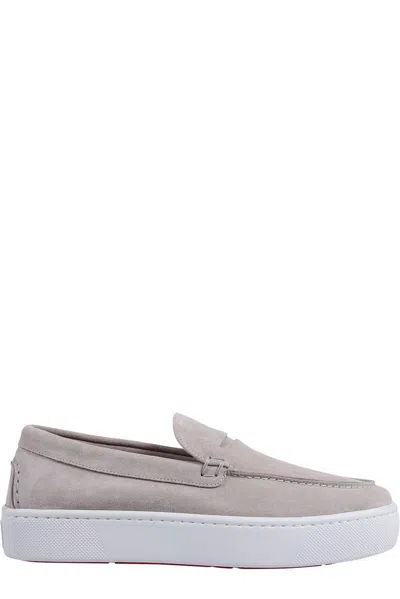 Christian Louboutin Chunky Slip-on Loafers In Goose