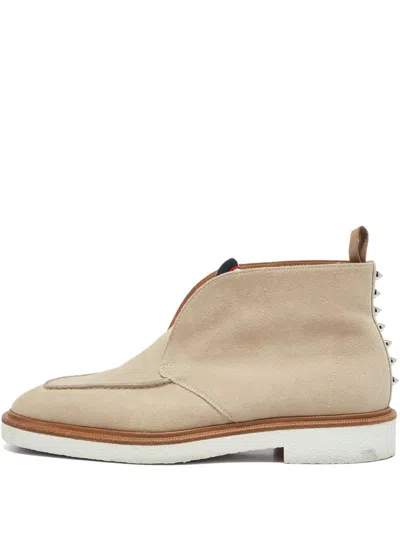 Pre-owned Christian Louboutin Citycrepe Desert Boots