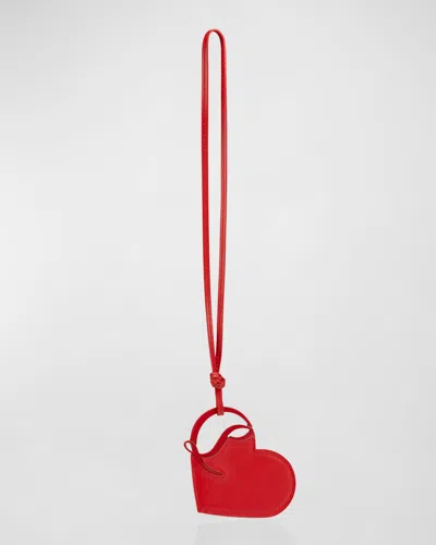 Christian Louboutin Cl Logo Heart Bag Charm In Gold