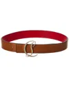 Christian Louboutin Cl Logo Leather Belt