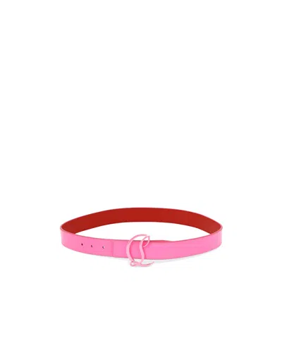 Christian Louboutin 'cl Logo' Reversible Belt
