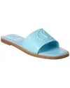 Christian Louboutin Women's Cl Leather Mule Sandals In Mineral