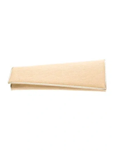 Pre-owned Christian Louboutin Clutch In Neutral