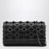 Christian Louboutin Clutch Paloma In Calfleather And Spikes Loubinthesky In Black