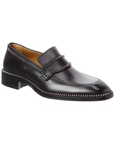 Christian Louboutin Cocoriclou Leather Loafer In Black