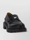Christian Louboutin College Bow Chunky Round Toe Loafers
