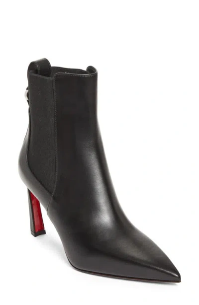 Christian Louboutin Condodo Pointed Toe Chelsea Boot In Black