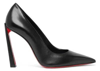 Pre-owned Christian Louboutin Condora 100 Leather Pumps (women's) Sneakers In Black