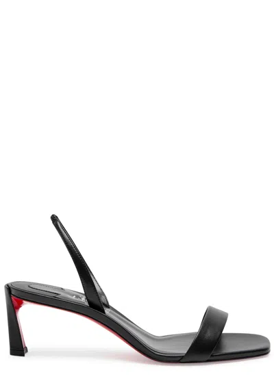 CHRISTIAN LOUBOUTIN CHRISTIAN LOUBOUTIN CONDORA 55 LEATHER SLINGBACK SANDALS