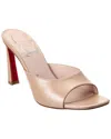Christian Louboutin Condora 85 Leather Mule In Brown