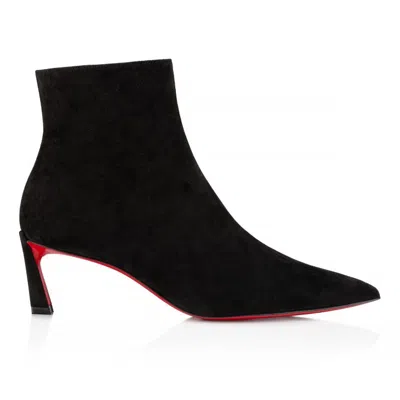 Christian Louboutin Condora Black Leather Ankle Boots