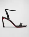 Christian Louboutin Black Patent Leather Sandal O Condora In Black