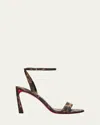 Christian Louboutin Condora Queen Red-sole Leopard-print Leather Sandals In Leopard Multi