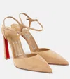 Christian Louboutin Condora Riviera Ankle Strap Pump In Beige