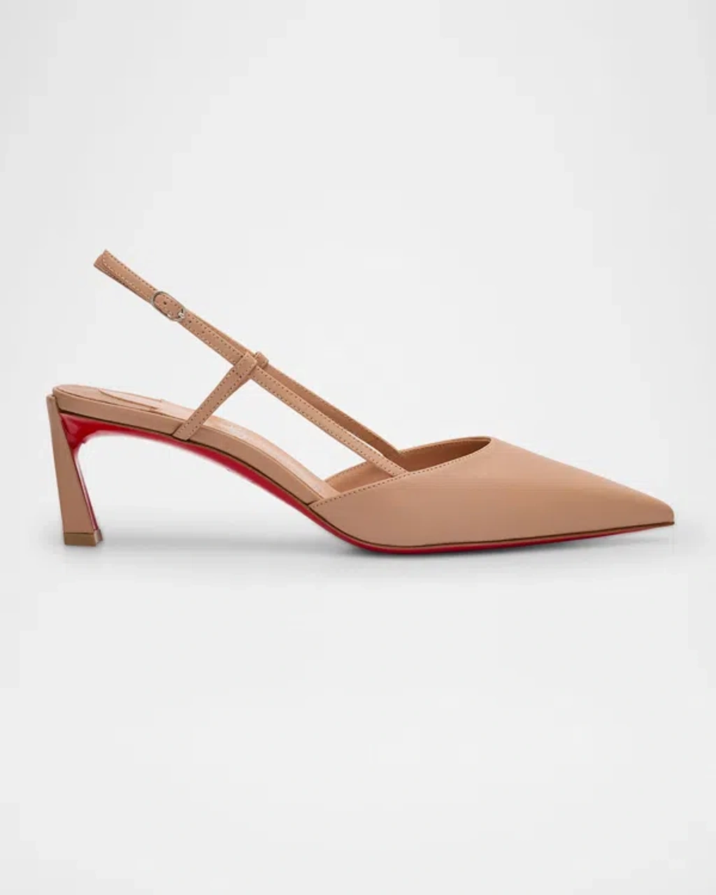 Christian Louboutin Condoroline Leather Red Sole Slingback
