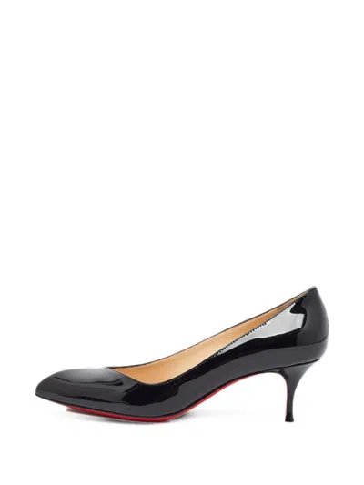 Pre-owned Christian Louboutin Corneille Pointed-toe Pumps In Black