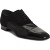 Christian Louboutin Cortomale Mixed Media Oxford In Bk01-black